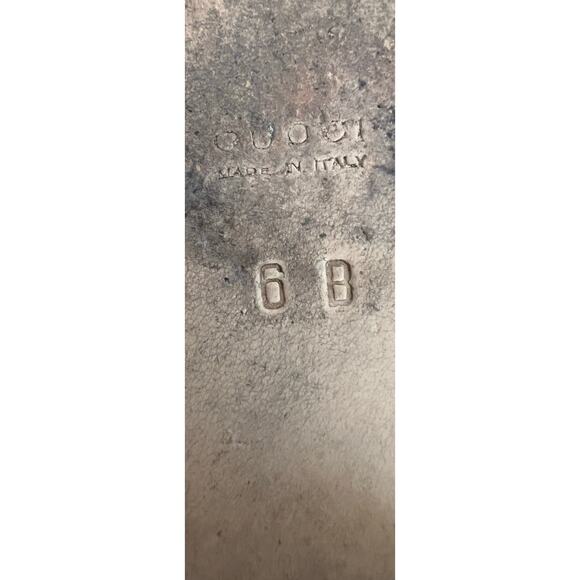 Vintage Gucci Cream Horsebit Pebble Leather Slip On Flat Loafer Driving Shoes 6B - Picture 10 of 11